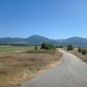 Krajina okolo Kazanlaku.