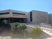 Pohled na budovu archeologického muze Iskra v Kazanlaku.