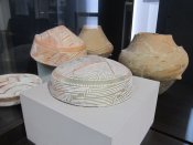 Výstava nalezených artefaktů, archeologické muzeum v Nesebaru.