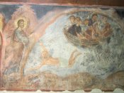 Fresková výzdoba v kostele svatého Štěpána v starém městě Nesebar.