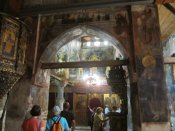 Fresková výzdoba v kostele svatého Štěpána v starém městě Nesebar.