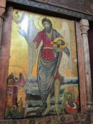 Fresková výzdoba v kostele svatého Štěpána v starém městě Nesebar.