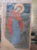 Freska vystavena v kostele svatého Jana Křtitele v starém městě Nesebaru.