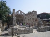 Kostel Hagia Sofia v starém městě Nesebaru.