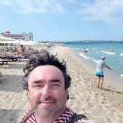 Pláž v centru Obzoru.