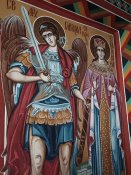 Malvy v kostele v centru Obzoru.