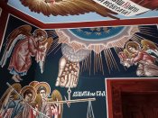 Malvy v kostele v centru Obzoru.