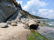 Na konci jedné z pláží u Obzoru.