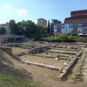 Archeologické vykopávky z římských dob v centru města.