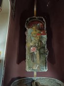 Fresky uvnitř katedrály Nanebevstoupení Páně v pevnosti Carevec, Veliko Tarnovo.