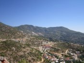 Pohled na krajinu okolo města Alanya.