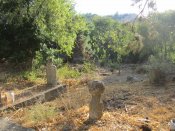 Muslimský hřbitov na vrcholu poloostrova v městě Alanya.