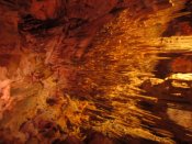 Jeskyně Damlataş v Alanya.