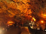 Jeskyně Damlataş v Alanya.