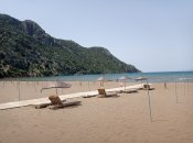 Samotná pláž İztuzu.