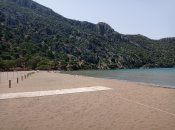 Samotná pláž İztuzu.