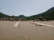 Samotná pláž İztuzu.