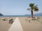 Samotná pláž İztuzu.