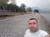 Pláž v centru města Kemeru.